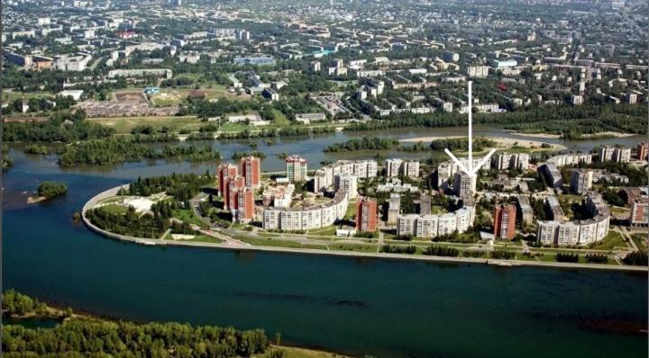 Apartment На Стрелке С Красивым Видом На Иртыш Ustʼ-Kamenogorsk Exteriér fotografie